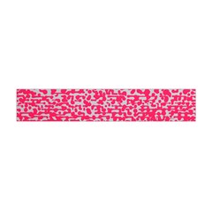 Template Deep Fluorescent Pink Flano Scarf (mini)