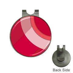 Red Material Design Hat Clips With Golf Markers