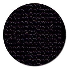 Smooth Color Pattern Magnet 5  (round) by Amaryn4rt