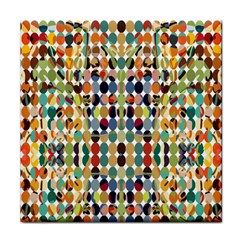 Retro Pattern Abstract Face Towel