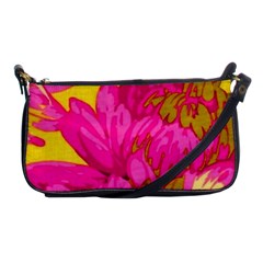 Beautiful Pink Flowers Shoulder Clutch Bags by Brittlevirginclothing