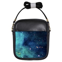 Space Girls Sling Bags by Brittlevirginclothing