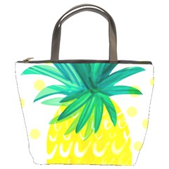 Cute Pineapple Bucket Bags by Brittlevirginclothing