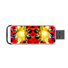 Abstract Digital Design Portable Usb Flash (two Sides) by Amaryn4rt