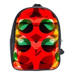 Abstract Digital Design School Bags (XL)  Front