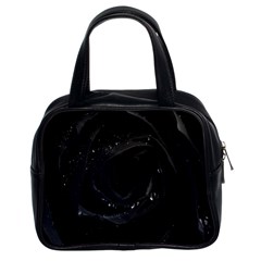 Black Rose Classic Handbags (2 Sides) by Brittlevirginclothing