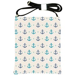 Sailor Anchor Shoulder Sling Bags by Brittlevirginclothing