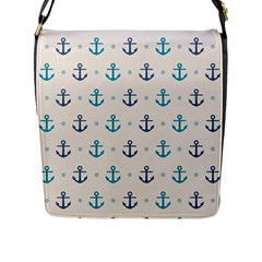 Sailor Anchor Flap Messenger Bag (l) 