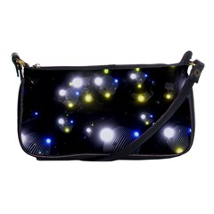 Abstract Dark Spheres Psy Trance Shoulder Clutch Bags by Amaryn4rt