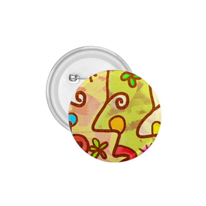 Abstract Faces Abstract Spiral 1.75  Buttons