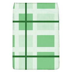Abstract Green Squares Background Flap Covers (l)  by Amaryn4rt