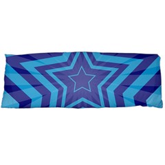 Abstract Starburst Blue Star Body Pillow Case (dakimakura) by Amaryn4rt