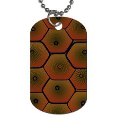 Art Psychedelic Pattern Dog Tag (one Side) by Amaryn4rt