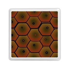 Art Psychedelic Pattern Memory Card Reader (square)  by Amaryn4rt