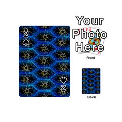 Blue Bee Hive Playing Cards 54 (mini)  by Amaryn4rt