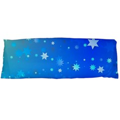 Blue Hot Pattern Blue Star Background Body Pillow Case Dakimakura (two Sides) by Amaryn4rt