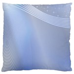 Blue Star Background Large Cushion Case (Two Sides) Back