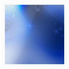 Blue Star Background Medium Glasses Cloth by Amaryn4rt
