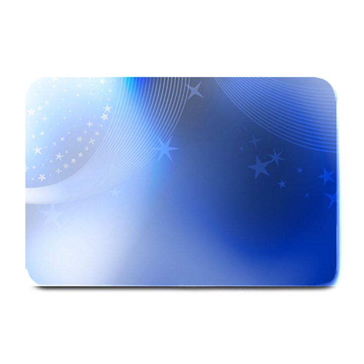 Blue Star Background Plate Mats