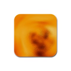 Blurred Glass Effect Rubber Square Coaster (4 pack) 