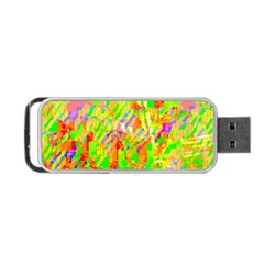 Cheerful Phantasmagoric Pattern Portable Usb Flash (one Side) by Amaryn4rt