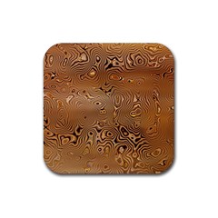 Circuit Board Rubber Coaster (square)  by Amaryn4rt