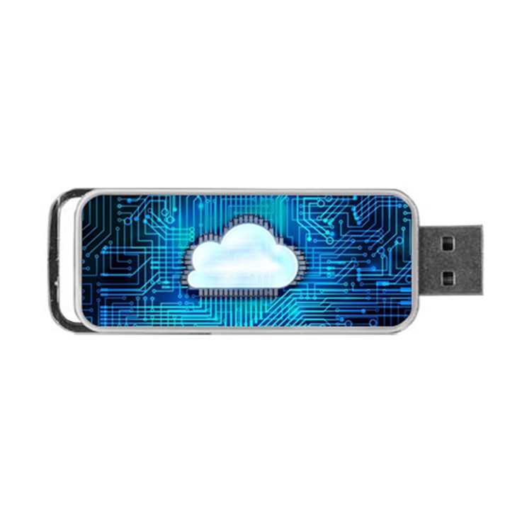 Circuit Computer Chip Cloud Security Portable USB Flash (One Side)