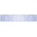 Damask Pattern Wallpaper Blue Flano Scarf (Large) Front