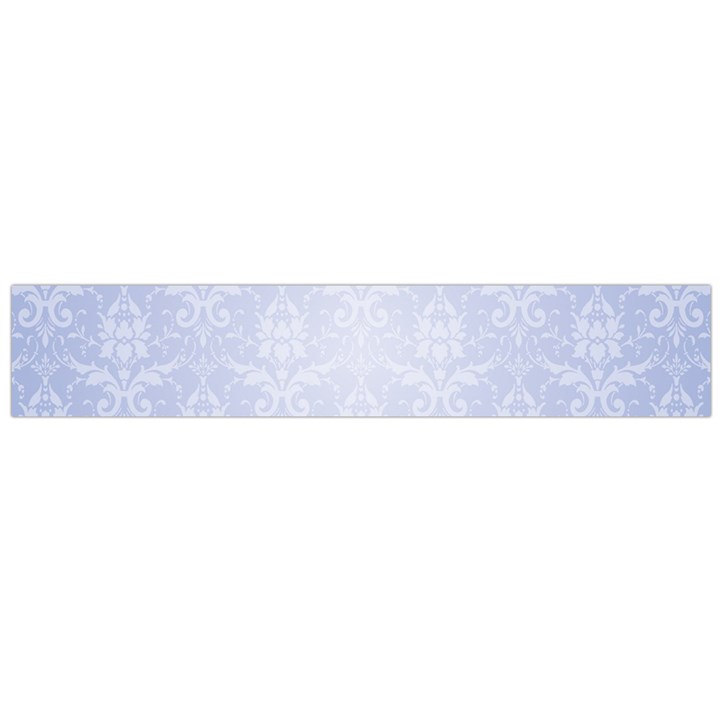 Damask Pattern Wallpaper Blue Flano Scarf (Large)