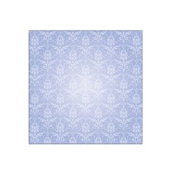 Damask Pattern Wallpaper Blue Satin Bandana Scarf by Amaryn4rt