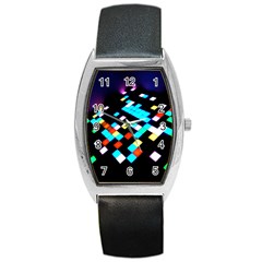 Dance Floor Barrel Style Metal Watch by Amaryn4rt