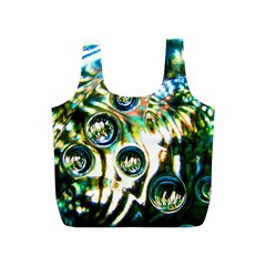 Dark Abstract Bubbles Full Print Recycle Bags (s) 