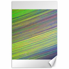 Diagonal Lines Abstract Canvas 12  X 18  