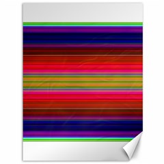 Fiesta Stripe Colorful Neon Background Canvas 36  X 48   by Amaryn4rt