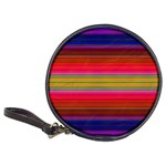 Fiesta Stripe Colorful Neon Background Classic 20-CD Wallets Front