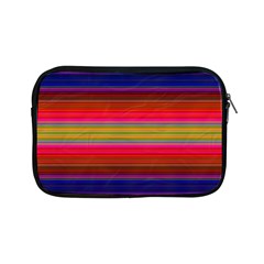 Fiesta Stripe Colorful Neon Background Apple Ipad Mini Zipper Cases by Amaryn4rt