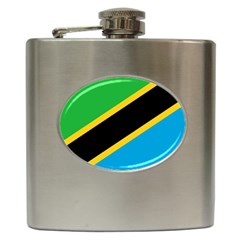 Flag Of Tanzania Hip Flask (6 Oz) by Amaryn4rt