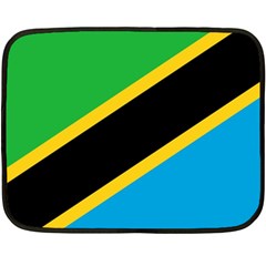 Flag Of Tanzania Double Sided Fleece Blanket (mini)  by Amaryn4rt