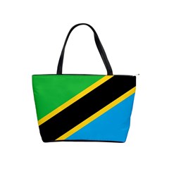 Flag Of Tanzania Shoulder Handbags