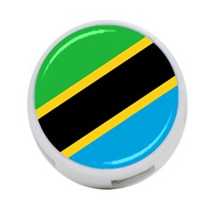 Flag Of Tanzania 4-port Usb Hub (two Sides)  by Amaryn4rt