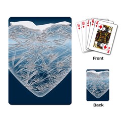 Frozen Heart Playing Card