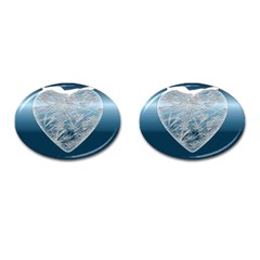 Frozen Heart Cufflinks (Oval)