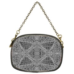 Gray Psychedelic Background Chain Purses (one Side)  by Amaryn4rt