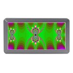 Green And Purple Fractal Memory Card Reader (Mini) Front