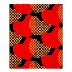 Heart Pattern Shower Curtain 60  X 72  (medium)  by Amaryn4rt