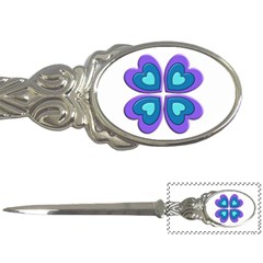 Light Blue Heart Images Letter Openers by Amaryn4rt