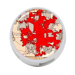 Map Of Franklin County Ohio Highlighting Columbus 4-Port USB Hub (One Side)