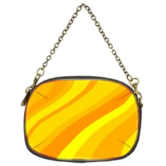 Orange Yellow Background Chain Purses (one Side)  by Amaryn4rt