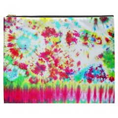 Pattern Decorated Schoolbus Tie Dye Cosmetic Bag (xxxl)  by Amaryn4rt