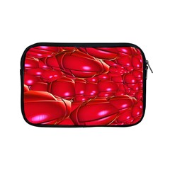 Red Abstract Cherry Balls Pattern Apple Ipad Mini Zipper Cases by Amaryn4rt